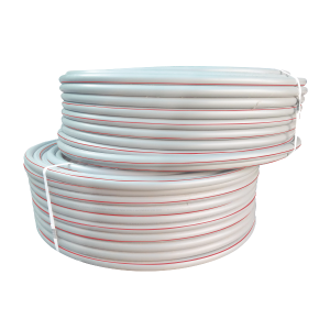 TUBERÍAS PP-RCT BETA NUCLEADO , S-3,2 PN-16, LÍNEA ROJA EN ROLLOS