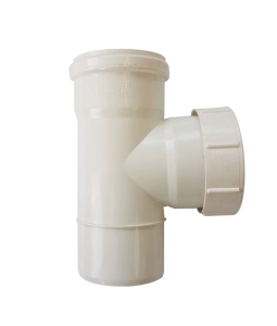 TEE REGISTRO, SANITARIOS BLANCO