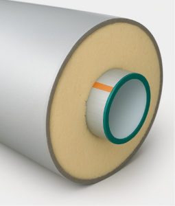 TUBERÍAS PP-RCT, Fibra Vídrio, Serie 3.2, PN-16, LÍNEA NARANJA PREAISLADAS