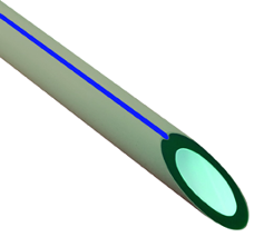 TUBERÍAS PP-RC, Serie 5, LÍNEA AZUL 20mm a 160mm