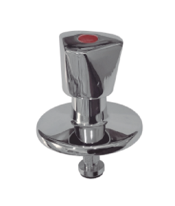 KIT CROMADO 60mm CORTO. VÁSTAGO CROMADO, MANILLA Y CUBRE FALLA DESLIZANTE.